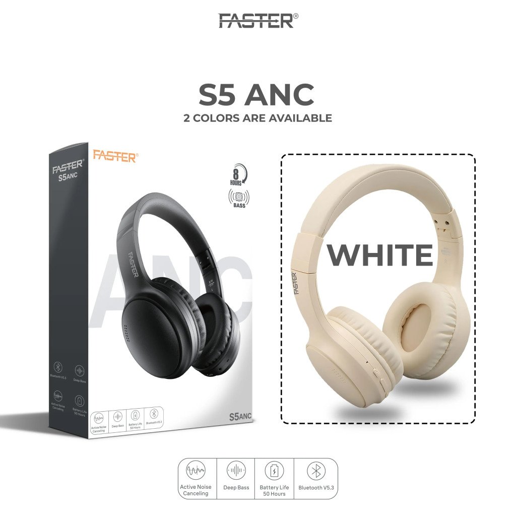 Faster S5 ANC headphones