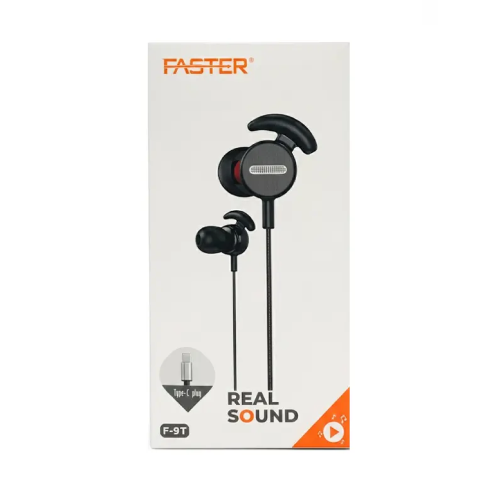 Faster F-9T Type C Wired Handsfree