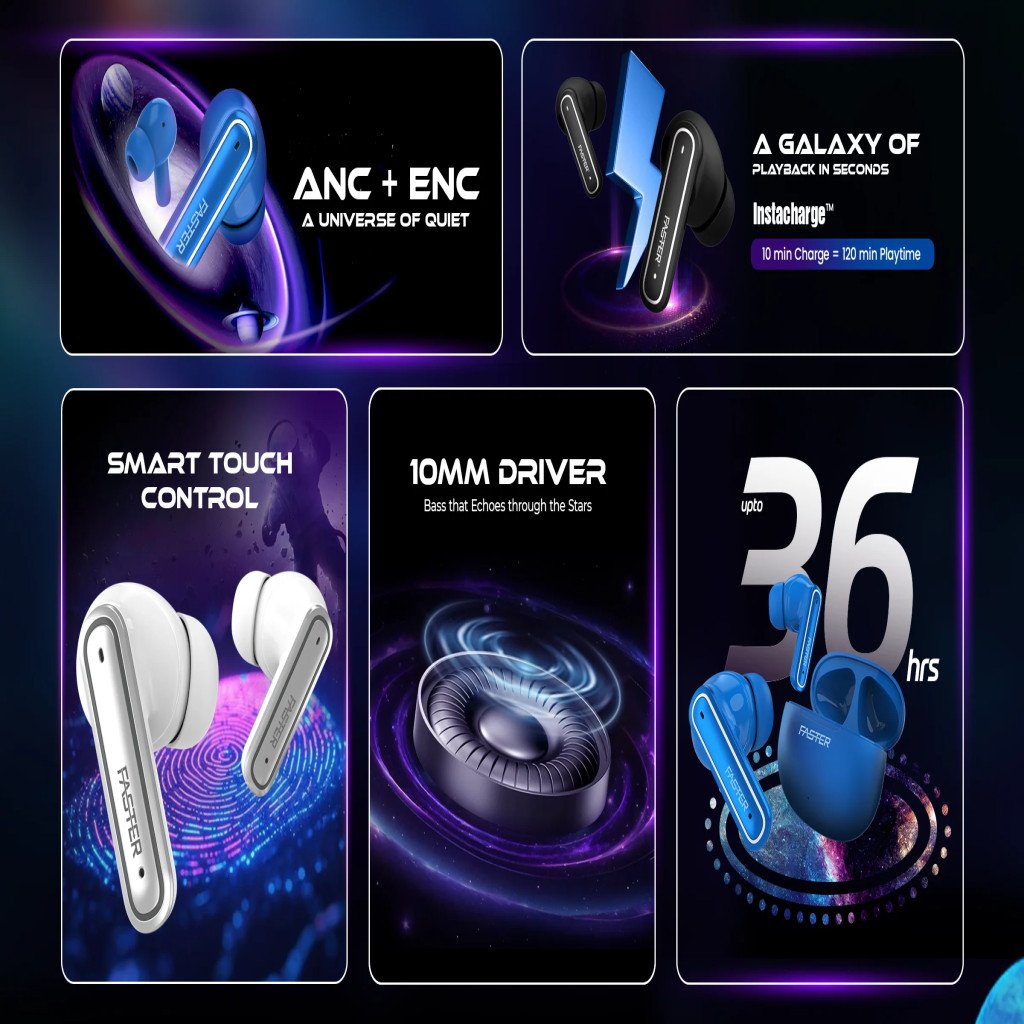 QUEST X FBT-440 EARBUDS FASTER