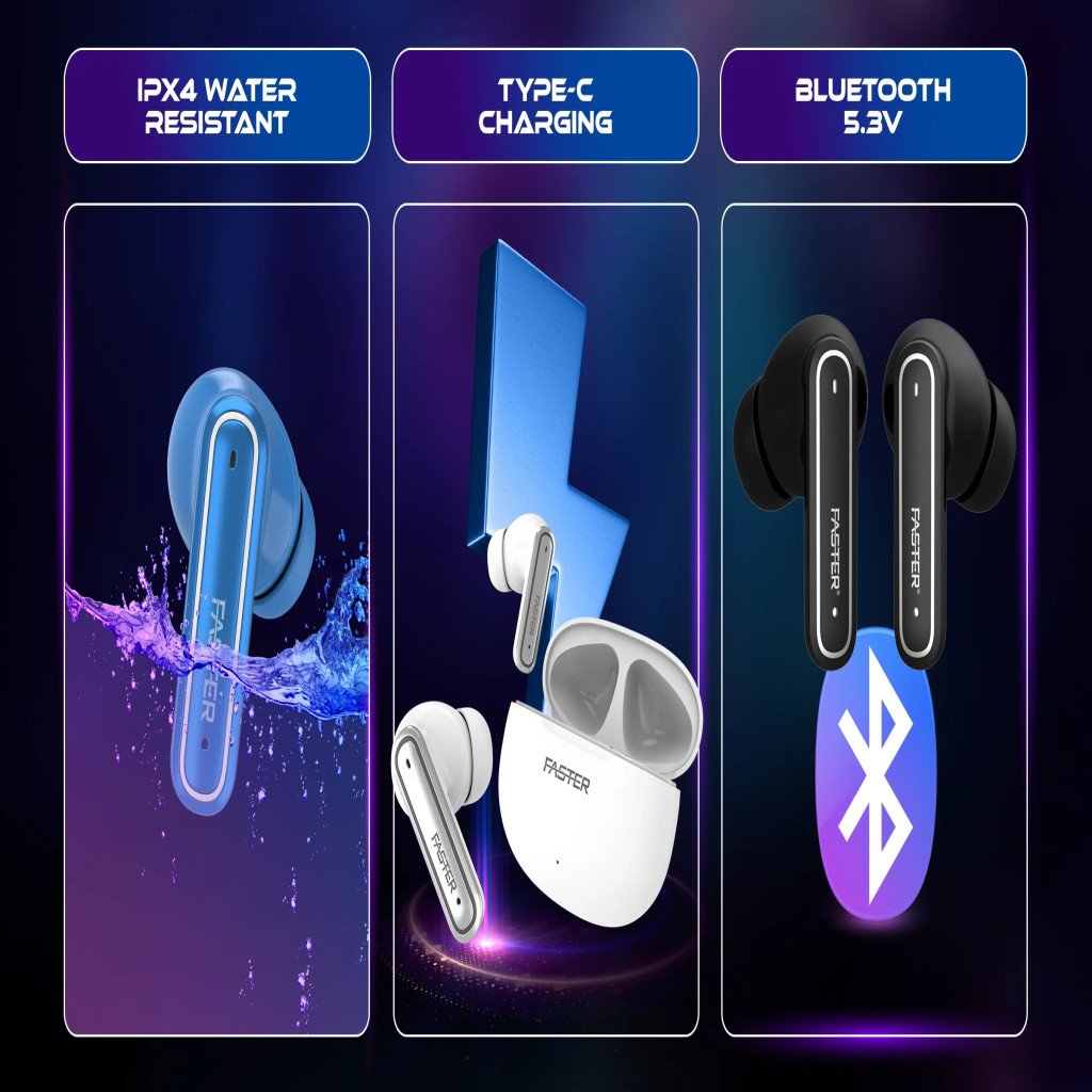 QUEST X FBT-440 EARBUDS FASTER