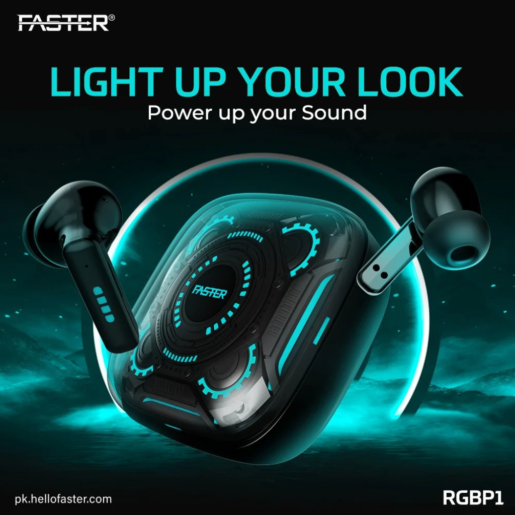 RGBP1 Gaming Earbuds Faster