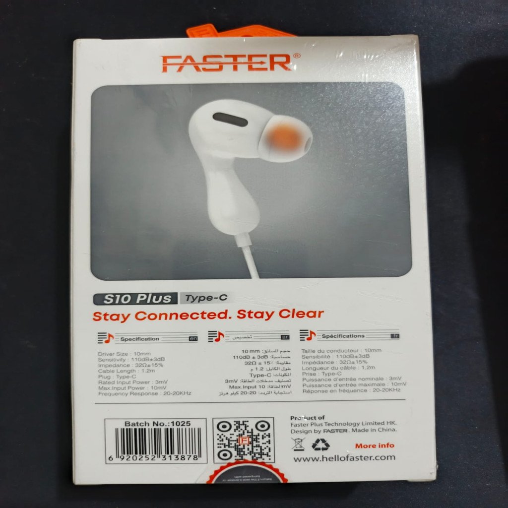 S10 Plus Type C Faster Handfree